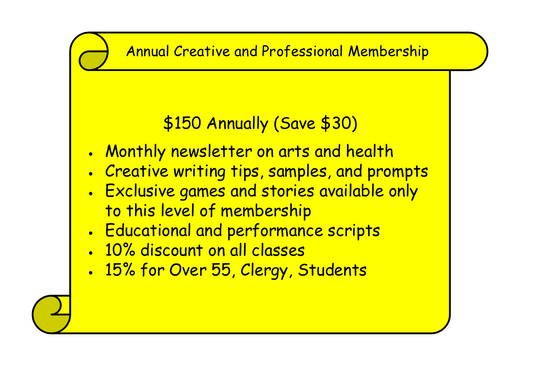 Annual Creative or Professional Membership