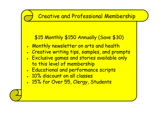 Creative or Professional Membership Monthly