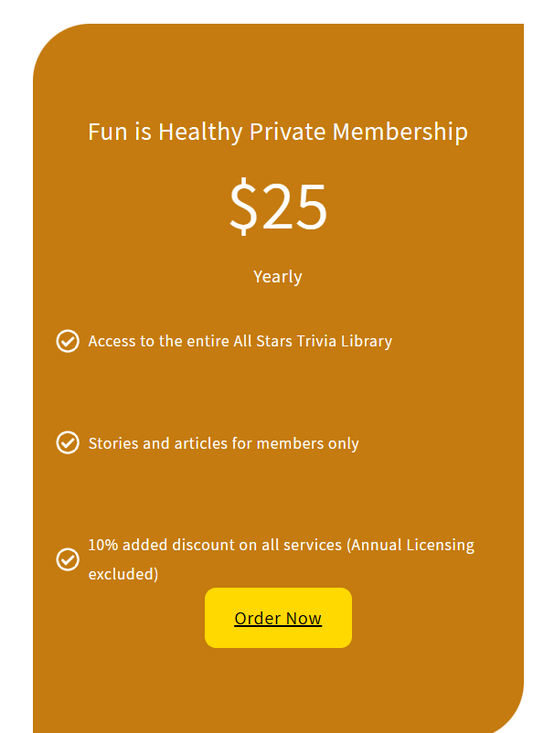 Private Use Membership